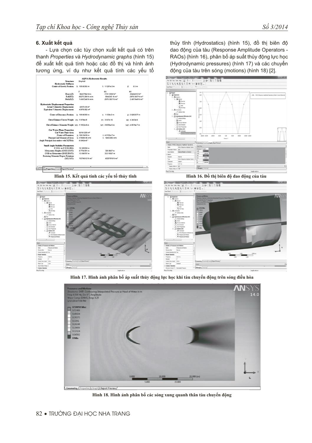 Nghiên cứu mô phỏng thủy động lực học chuyển động của tàu thủy trên sóng điều hòa trang 6