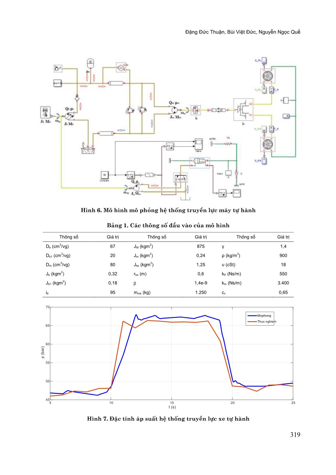 Mô hình khảo sát động lực học hệ thống truyền động thủy cơ trên máy tự hành trang 5