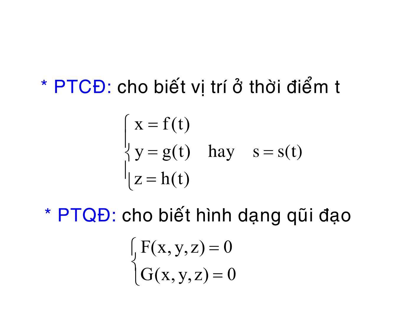 Bài giảng Vật lý đại cương 1 - Chương 1: Động học chất điểm - Lê Công Hảo trang 6