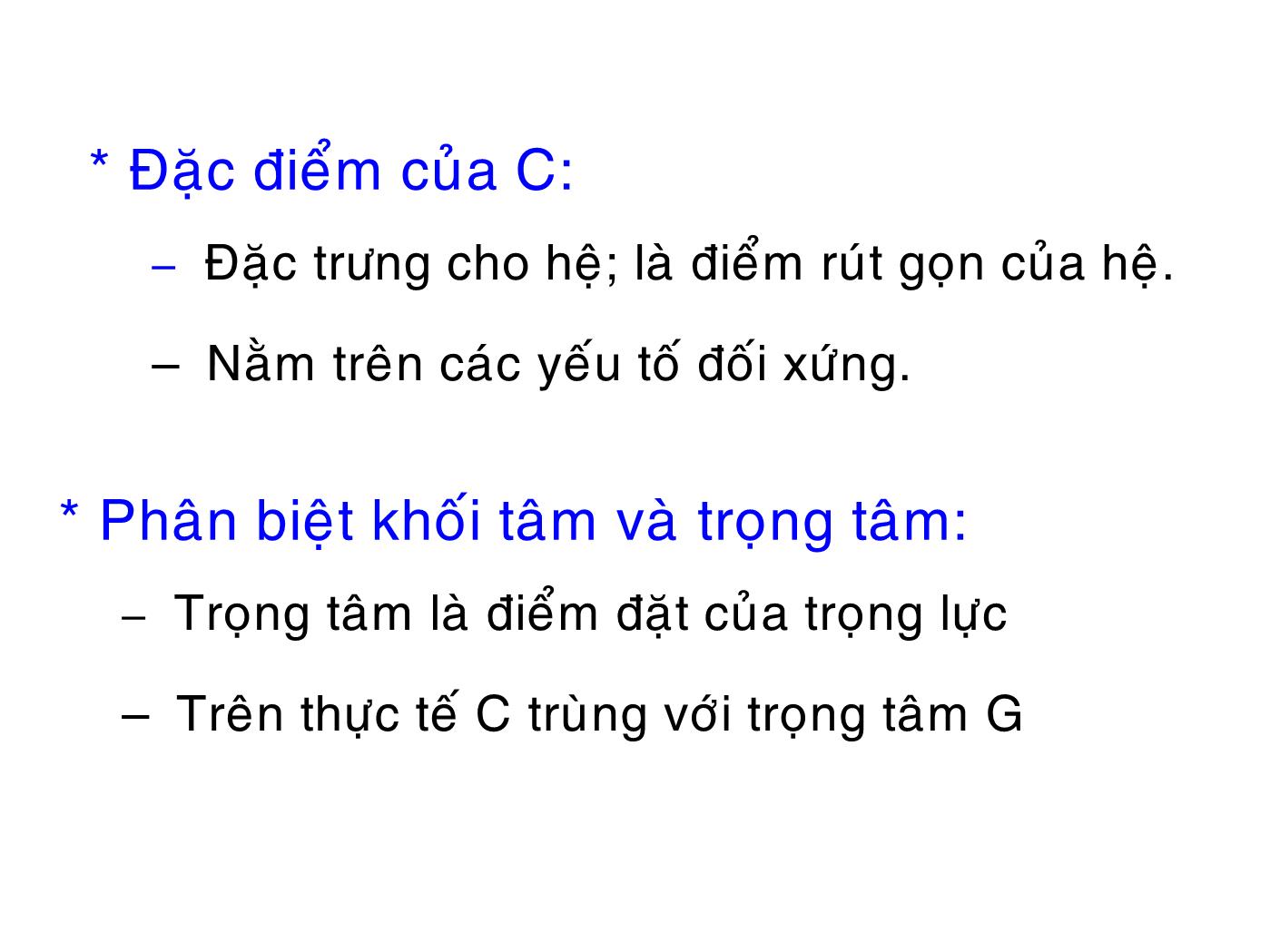 Bài giảng Vật lý đại cương 1 - Bài: Cơ học vật rắn - Lê Công Hảo trang 7