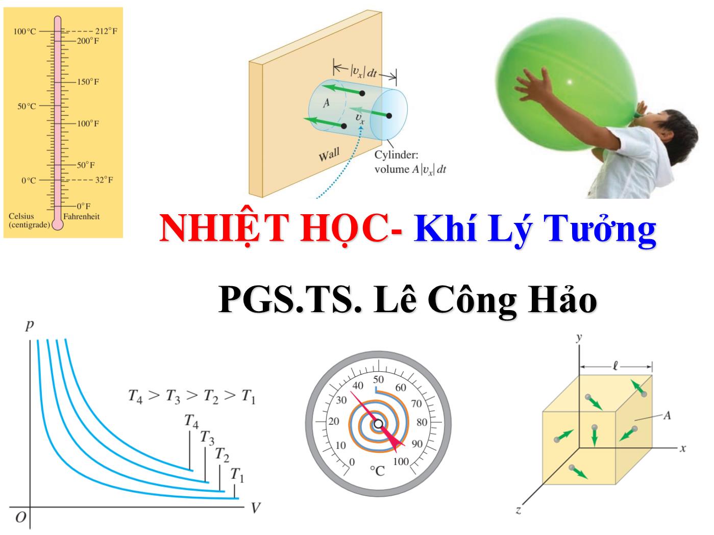 Bài giảng Nhiệt học - Bài: Khí lý tưởng - Lê Công Hảo trang 1