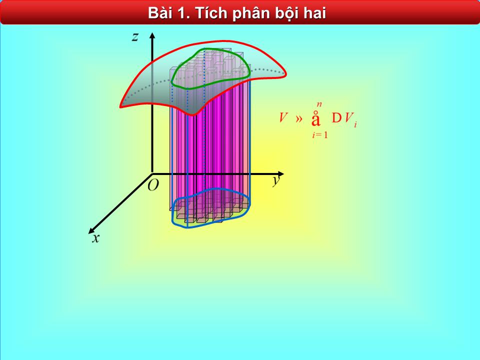 Bài giảng Toán cao cấp - Chương 2: Tích phân bội trang 5