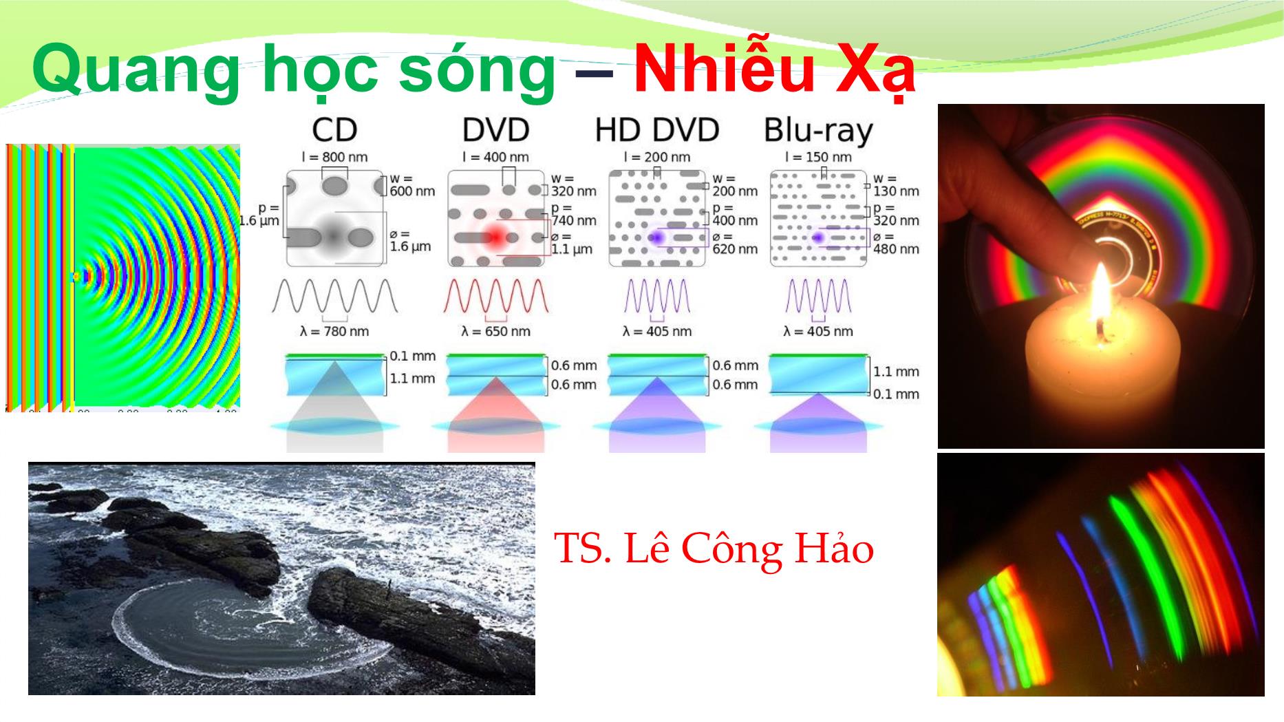 Bài giảng Quang học sóng - Bài: Nhiễu xạ - Lê Công Hảo trang 1