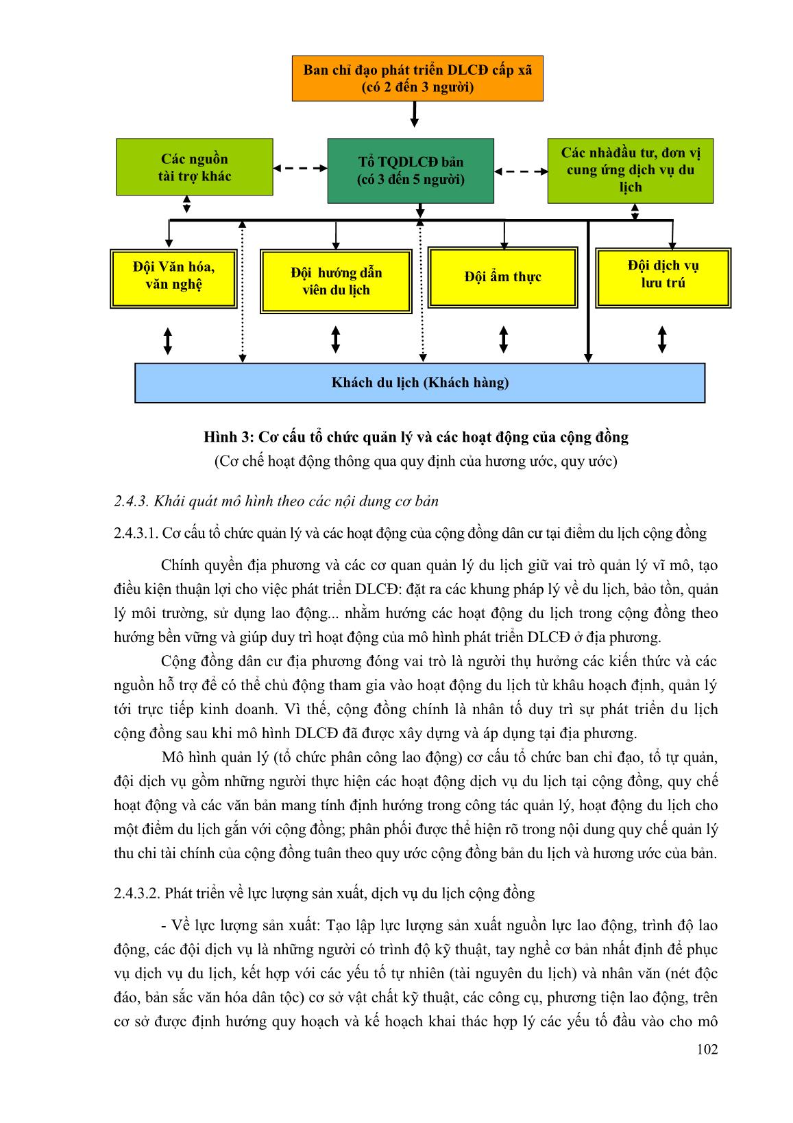 Xây dựng mô hình và cơ chế quản lý vận hành mô hình du lịch cộng đồng ở vùng Tây Bắc trang 7