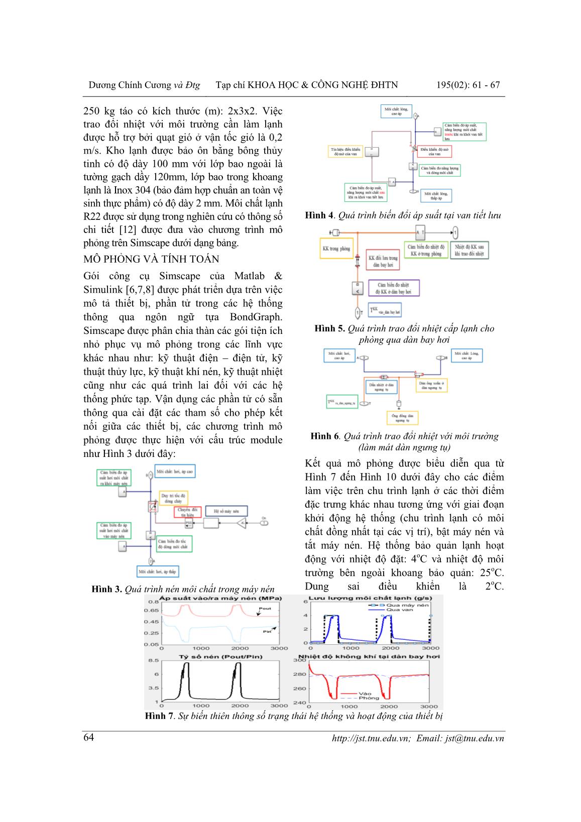 Mô phỏng hệ thống lạnh bảo quản thực phẩm trên Simscape của Matlab & Simulink trang 4