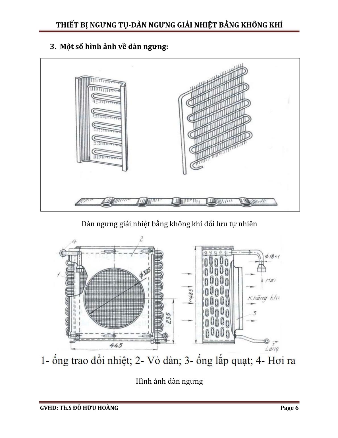 Thiết bị ngưng tụ - Dàn ngưng giải nhiệt bằng không khí trang 6