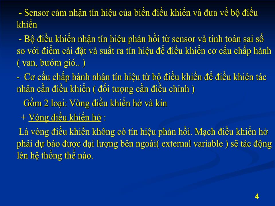 Bài giảng Tự động hóa hệ thống lạnh - Nguyễn Duy Tuệ trang 4