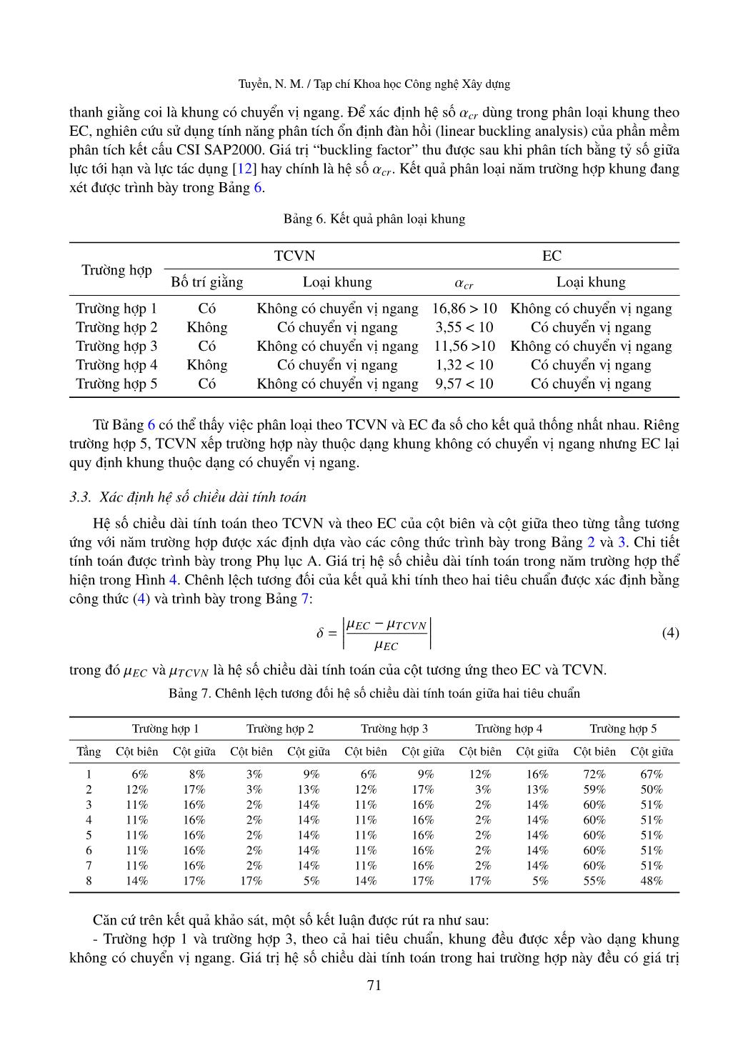 Xác định chiều dài tính toán của cột trong khung thép nhiều tầng theo TCVN 5575:2012 VÀ EN 1993-1-1 trang 7