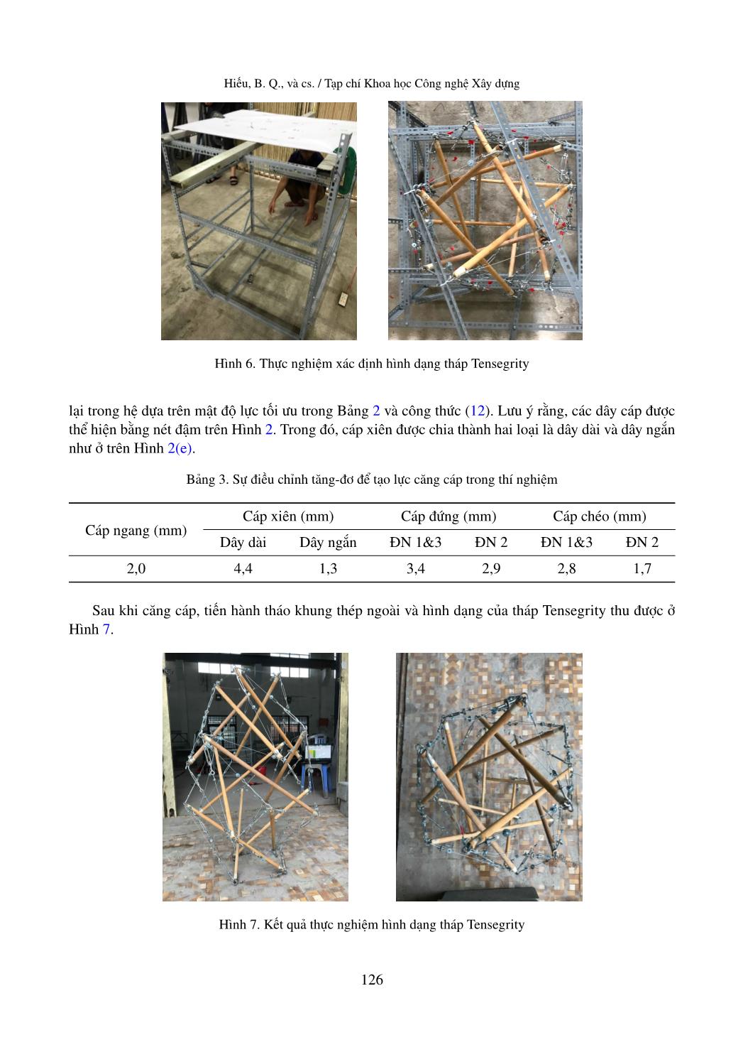 Phân tích và thực nghiệm xác định hình dạng tháp tensegrity ba tầng trang 9