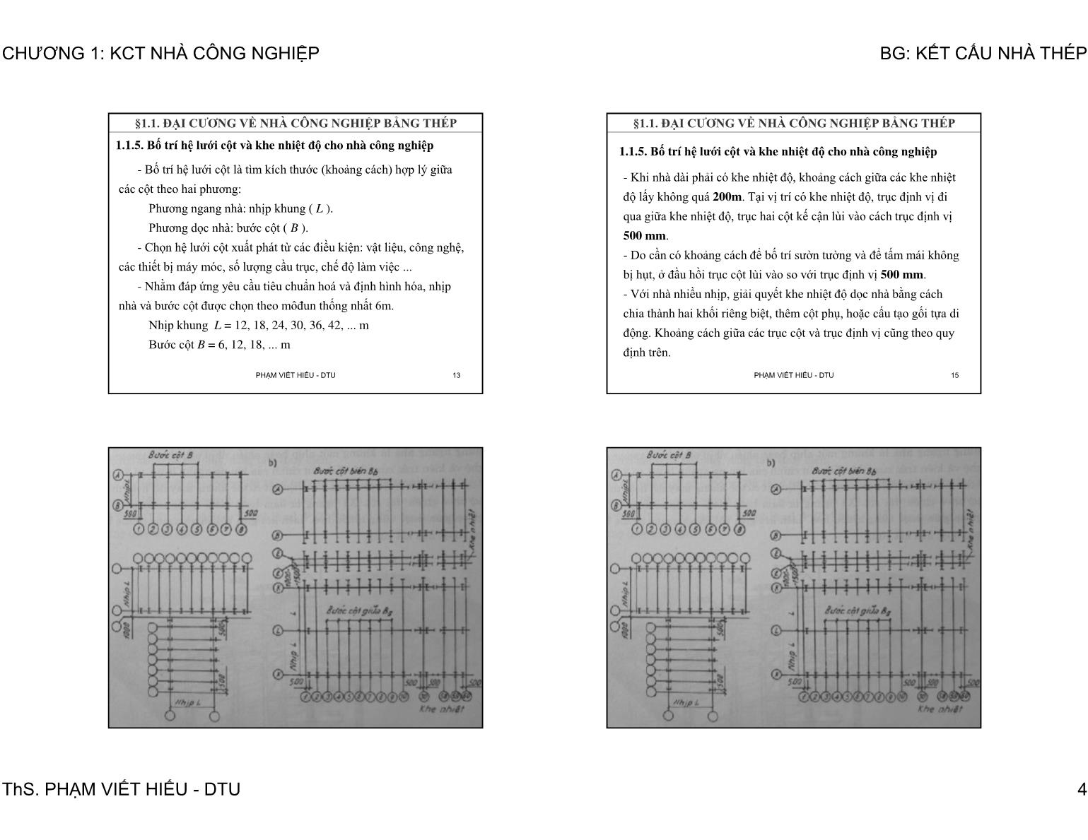 Bài giảng Kết cấu nhà thép - Chương 1: Kết cấu thép nhà công nghiệp một tầng trang 4