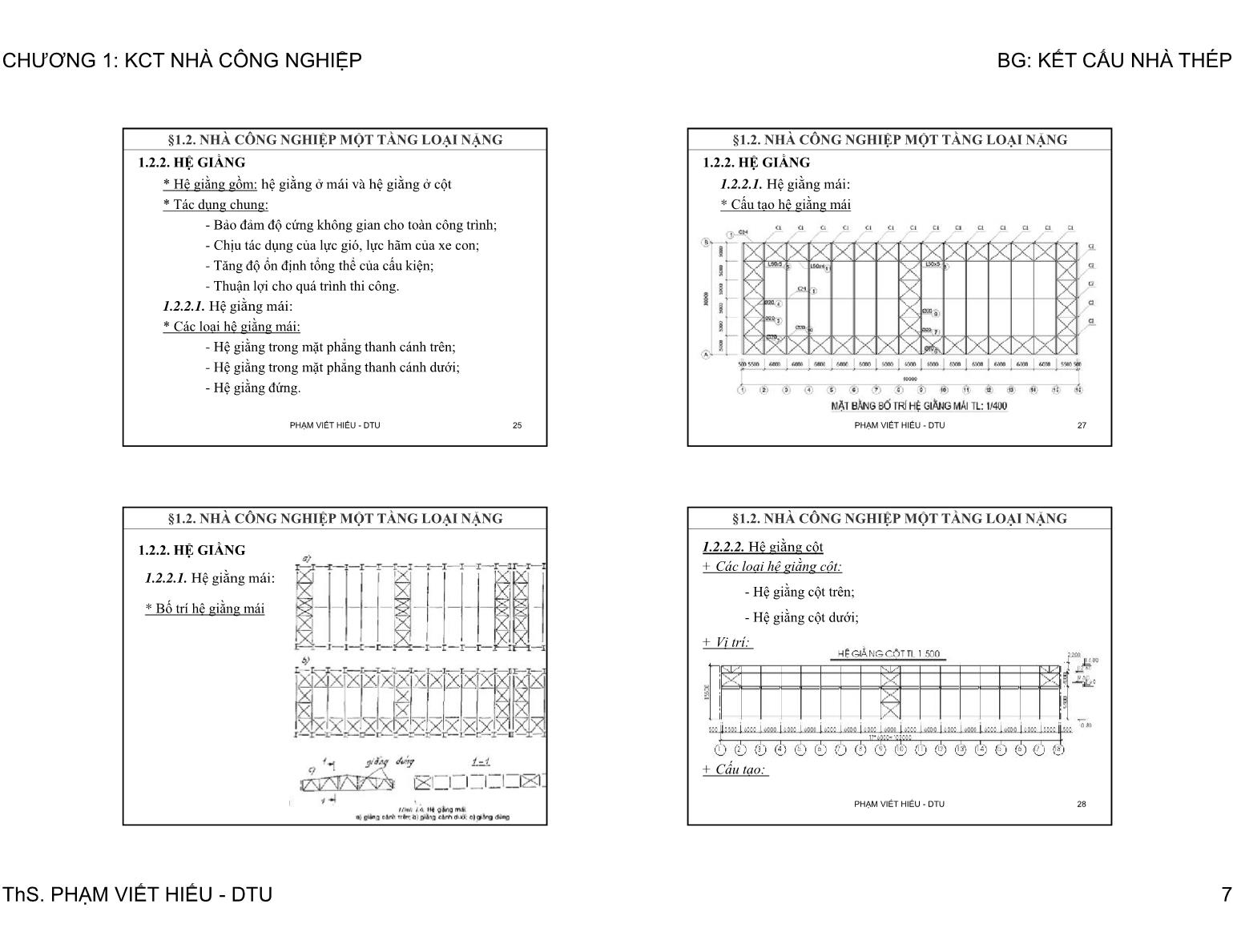 Bài giảng Kết cấu nhà thép - Chương 1: Kết cấu thép nhà công nghiệp một tầng trang 7