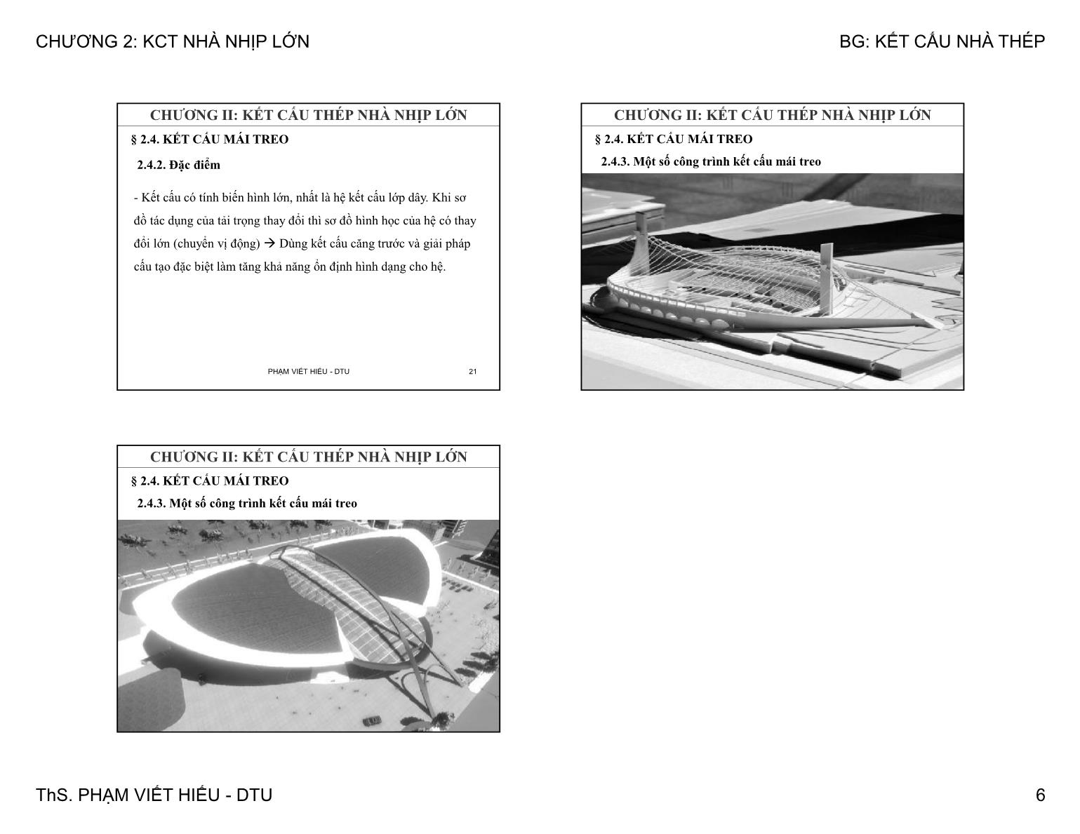 Bài giảng Kết cấu nhà thép - Chương 2: Kết cấu thép nhà nhịp lớn trang 6
