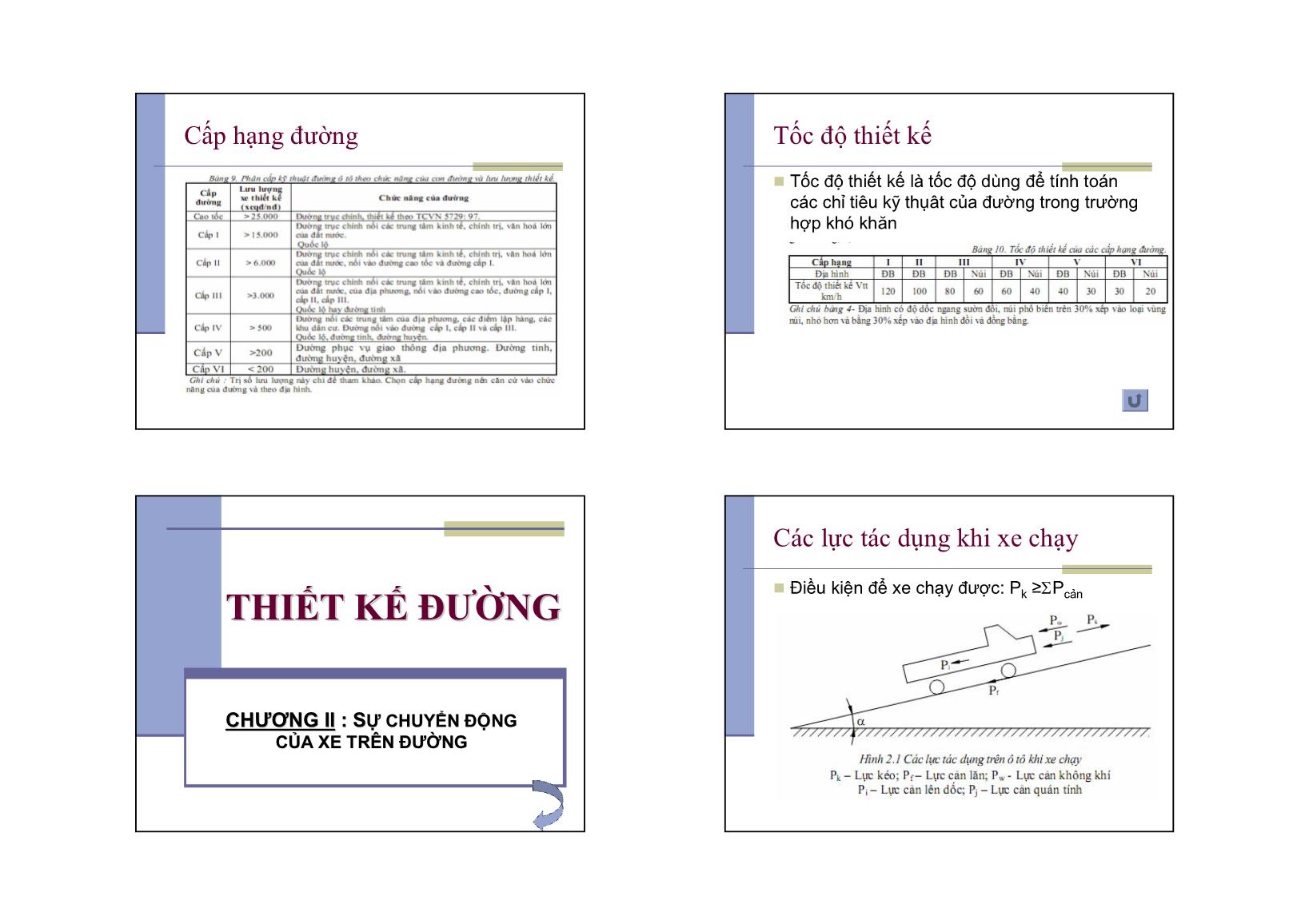 Bài giảng Thiết kế đường ô tô - Chương 1: Khái niệm chung về đường ô tô trang 10