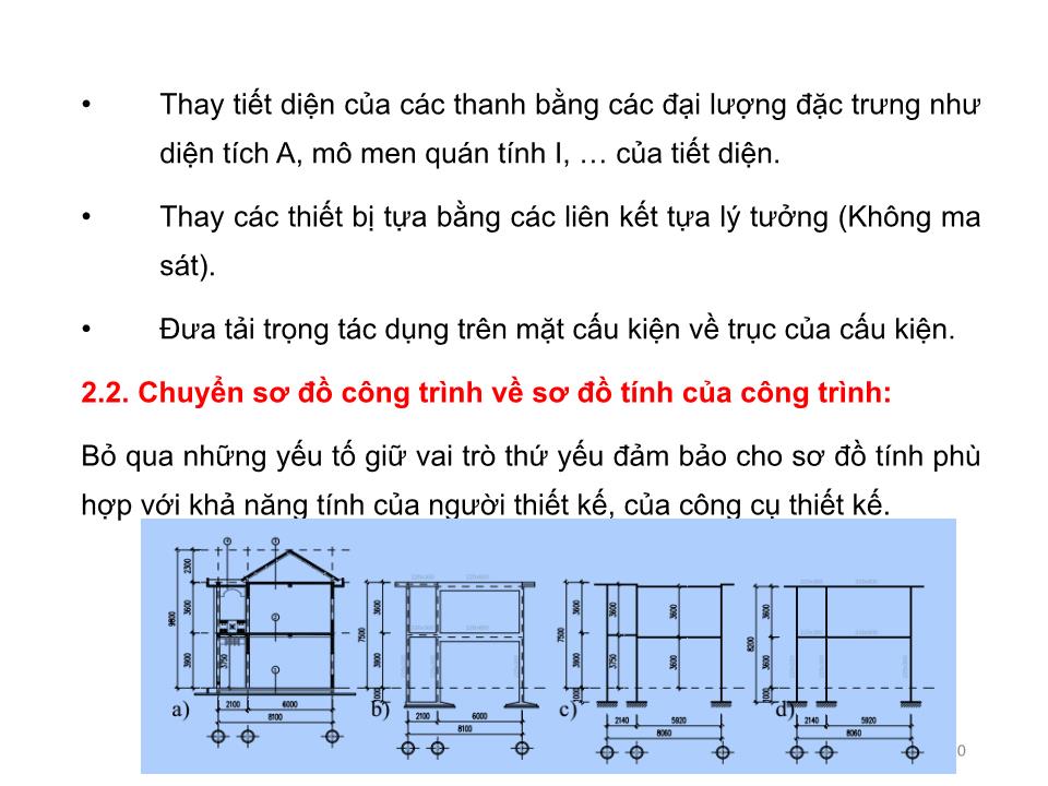 Bài giảng Cơ học kết cấu 1 - Chương 1: Mở đầu môn học - Nguyễn Thị Ngọc Loan trang 10