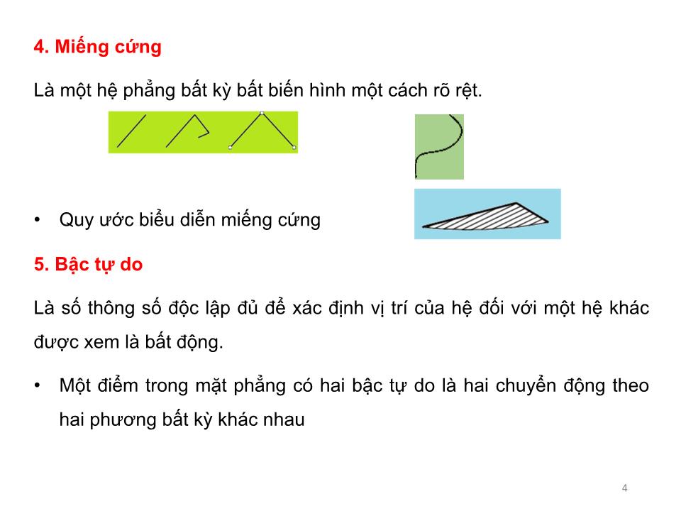 Bài giảng Cơ học kết cấu 1 - Chương 2: Phân tích cấu tạo hình học của hệ phẳng - Nguyễn Thị Ngọc Loan trang 4