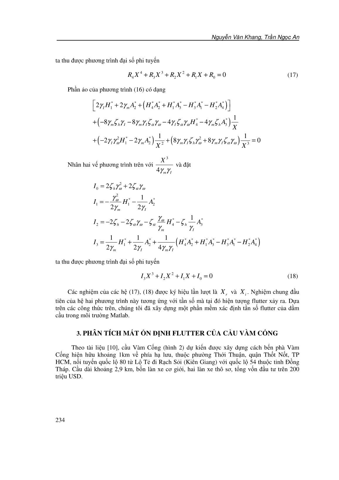 Phân tích mất ổn định Flutter của dầm cầu bằng phương pháp trị riêng phức trang 6