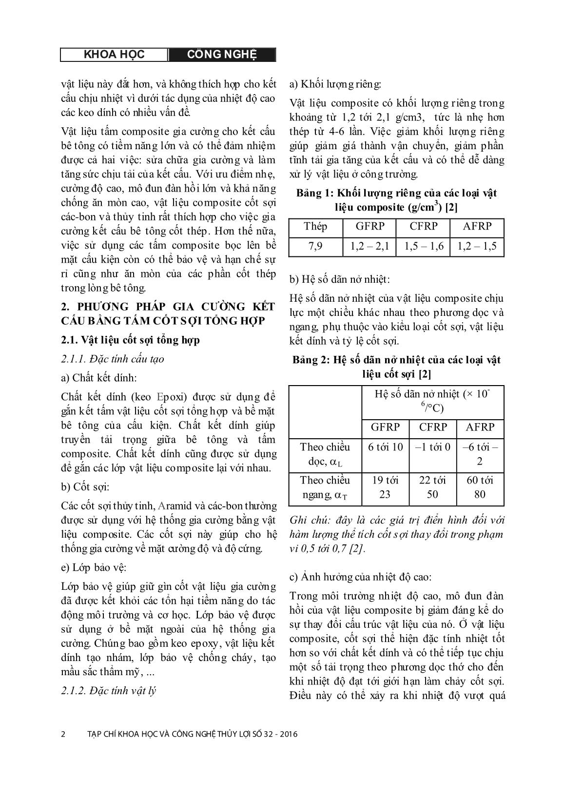 Giải pháp công nghệ gia cường kết cấu bê tông cốt thép bằng vật liệu cốt sợi tổng hợp trang 2