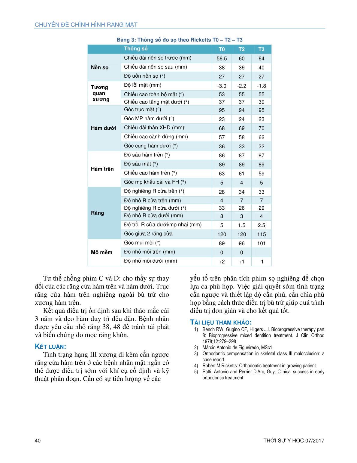 Điều trị hạng III xương sớm trên bệnh nhân mặt ngắn trang 7
