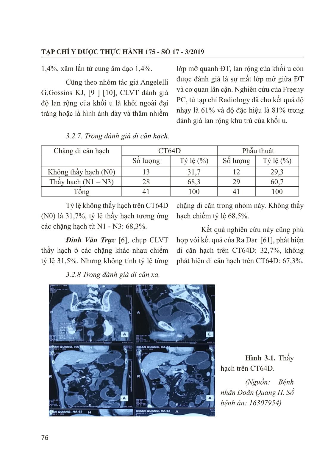 Đánh giá đặc điểm hình ảnh, giá trị của chụp cắt lớp 64 dãy trong chẩn đoán ung thư trực tràng trang 5