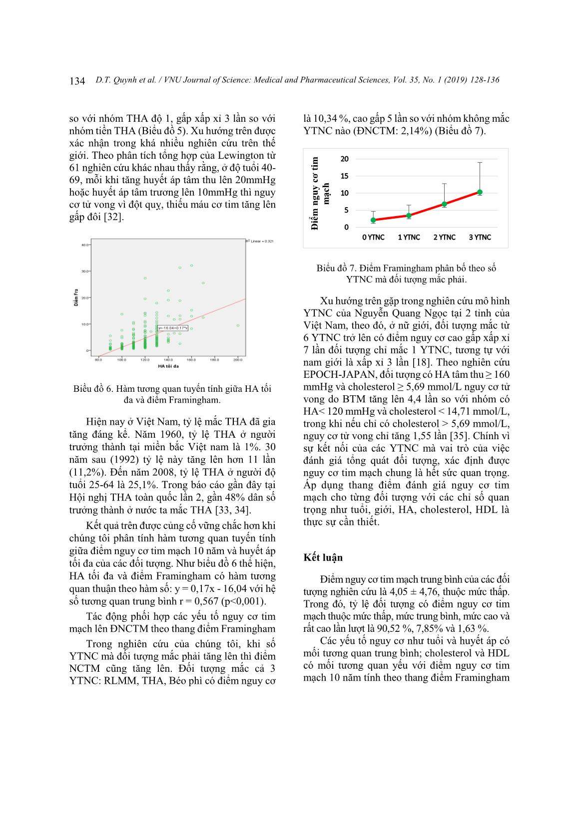 Nghiên cứu ứng dụng mô hình theo thang điểm Framingham dự đoán nguy cơ mắc bệnh tim mạch 10 năm trên nhóm nhân viên văn phòng tại Hà Nội trang 7