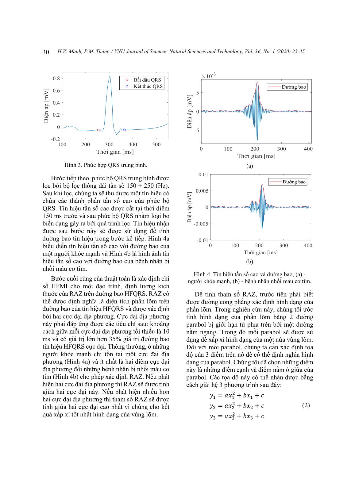 Tự động chẩn đoán nhồi máu cơ tim dựa trên phân tích QRS tần số cao trang 6