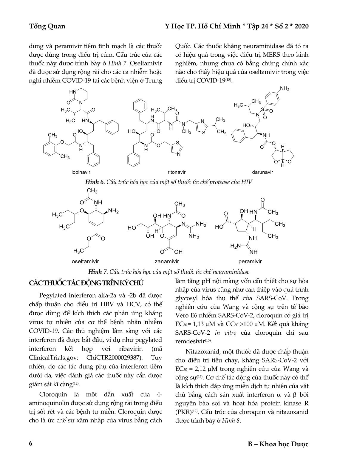 SARS-CoV-2 gây bệnh viêm đường hô hấp cấp: Cấu trúc và các thuốc điều trị tiềm năng trang 6