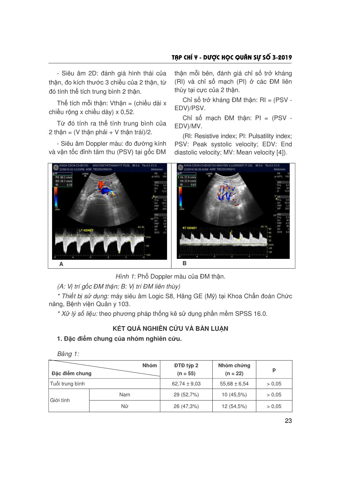 Nghiên cứu một số chỉ số hình thái, chức năng thận và động mạch thận trên siêu âm doppler ở bệnh nhân đái tháo đường týp 2 trang 3