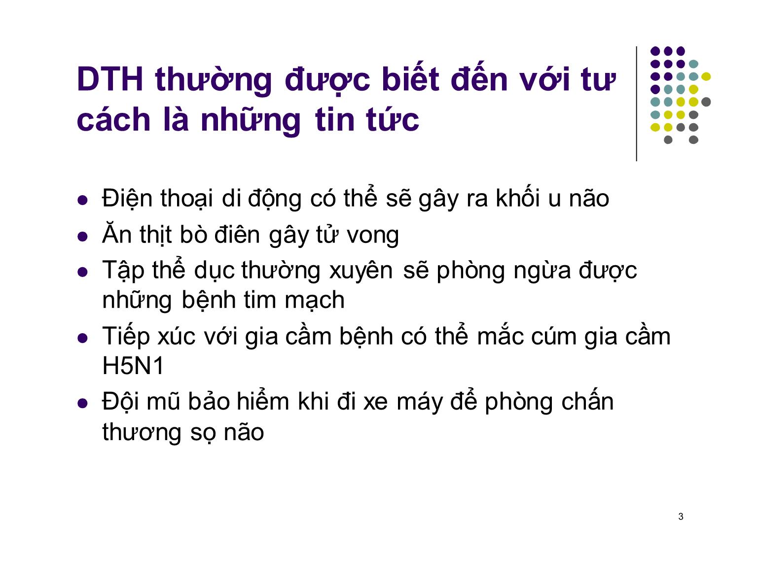 Bài giảng Giới thiệu dịch tễ học trang 3