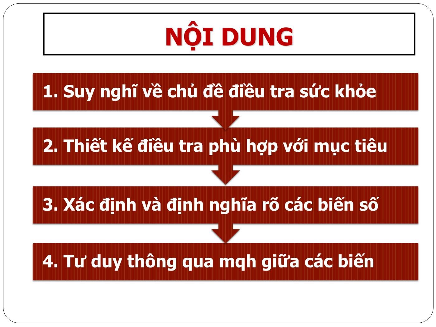 Bài giảng Điều tra sức khỏe cộng đồng - Lê Hoàng Ninh trang 3