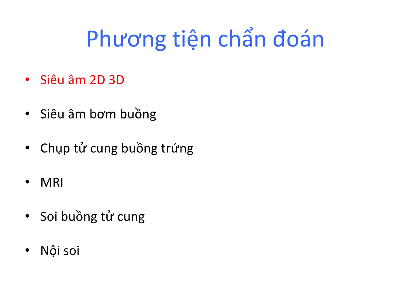 Bài giảng Bệnh lý cơ tử cung phần 2 trang 4