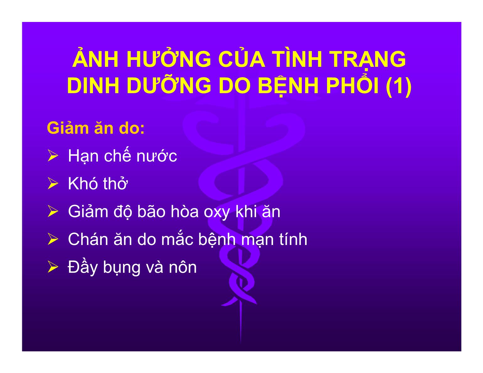 Bài giảng Dinh dưỡng trong BPTNMT trang 7