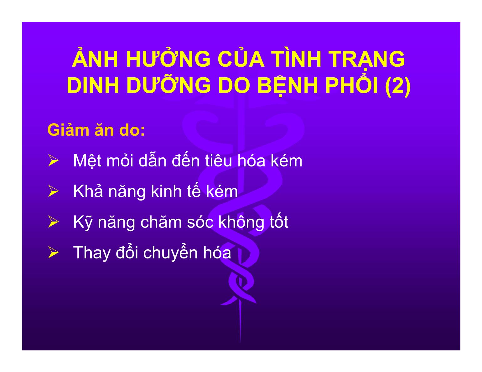 Bài giảng Dinh dưỡng trong BPTNMT trang 8