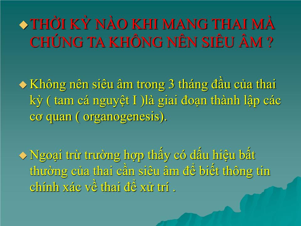 Bài giảng Siêu âm trong sản khoa trang 4