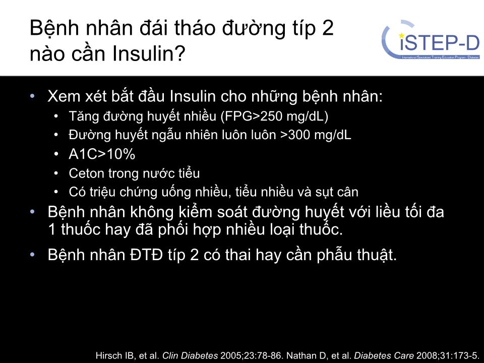 Điều trị ĐTĐ típ 2 phối hợp thuốc viên và insulin trang 3