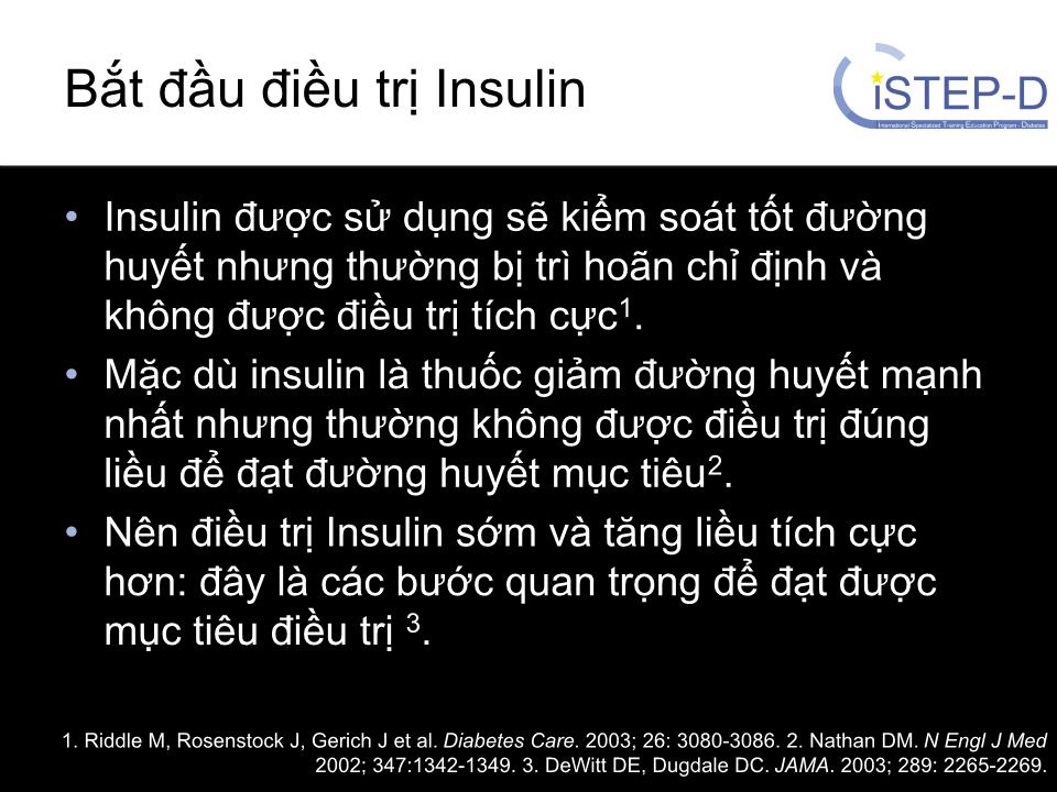 Điều trị ĐTĐ típ 2 phối hợp thuốc viên và insulin trang 4