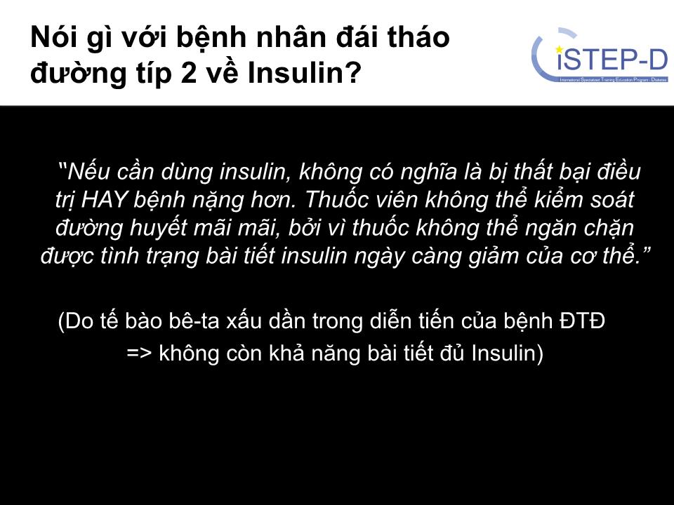 Điều trị ĐTĐ típ 2 phối hợp thuốc viên và insulin trang 8