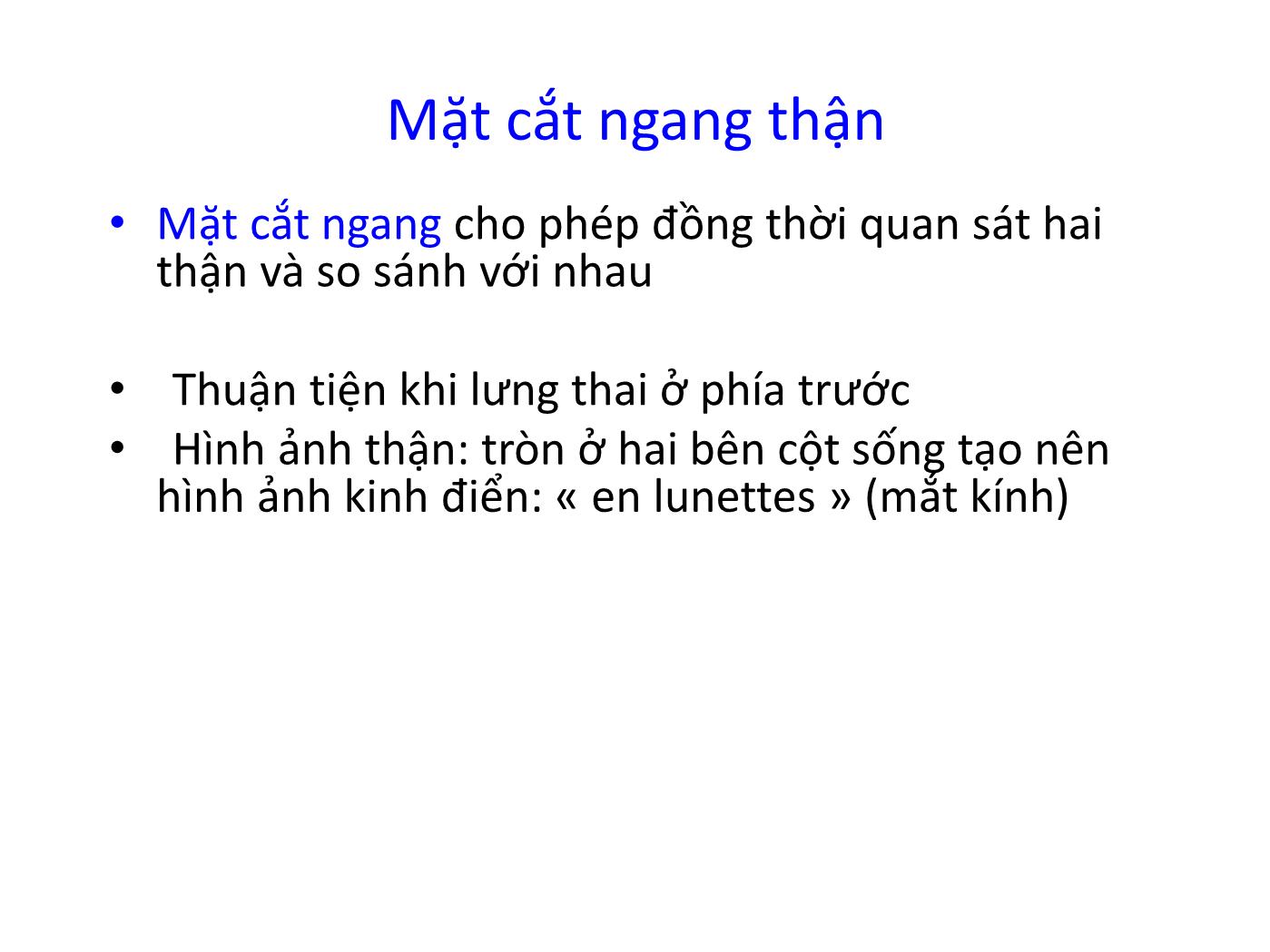 Bài giảng Hệ tiết niệu trang 5