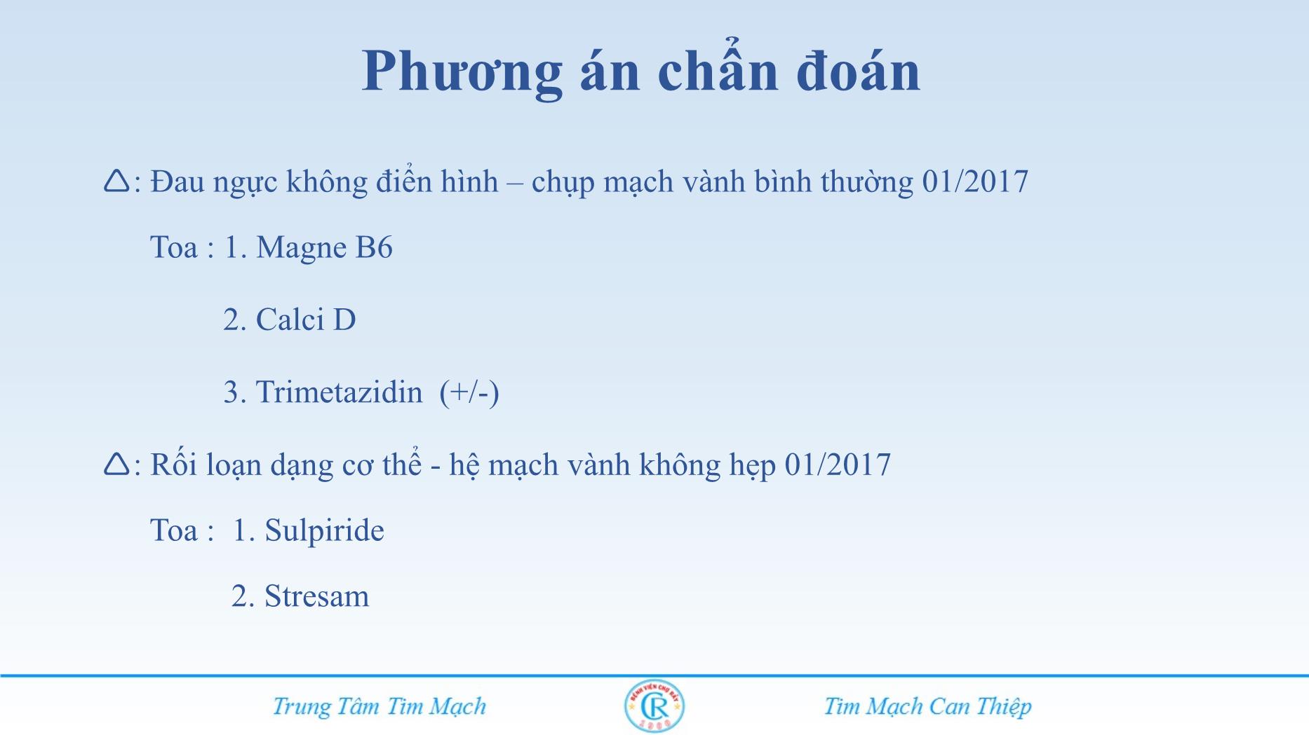 Đề tài Co thắt mạch vành : Chẩn đoán bị lãng quên - Nguyễn Việt Phương Thùy trang 7