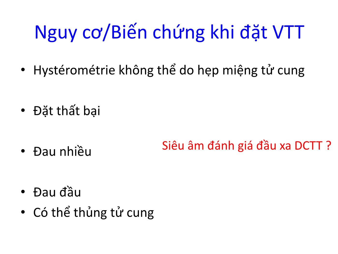 Bài giảng Siêu âm và đặt dụng cụ tránh thai trang 5