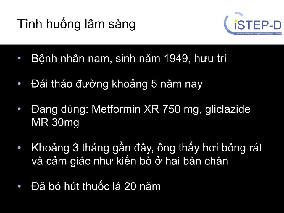 Đề tài Ca lâm sàng về bệnh thần kinh đái tháo đường trang 2