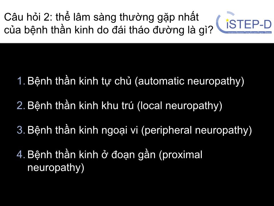 Đề tài Ca lâm sàng về bệnh thần kinh đái tháo đường trang 8