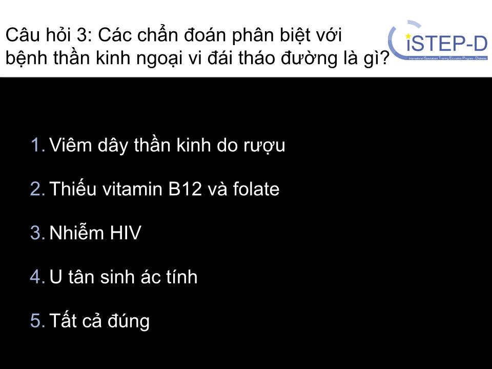 Đề tài Ca lâm sàng về bệnh thần kinh đái tháo đường trang 9