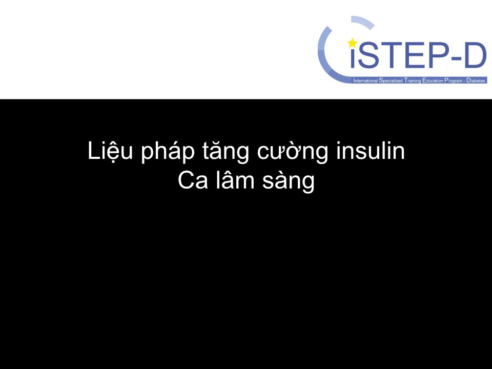 Đề tài Liệu pháp tăng cường insulin trang 1