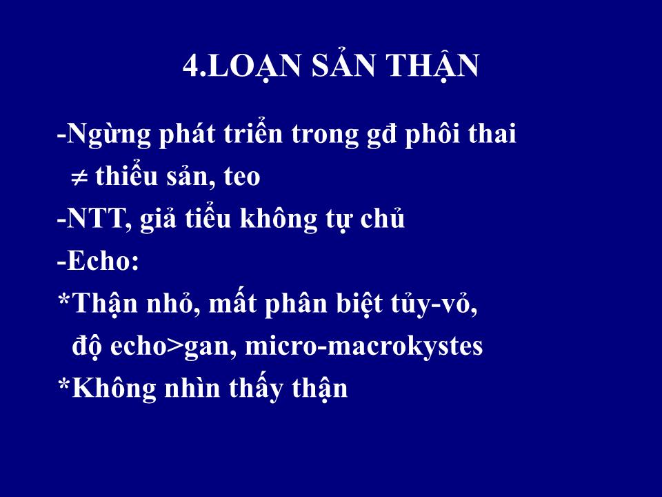 Đề tài Những bất thường đường bài tiết trang 9