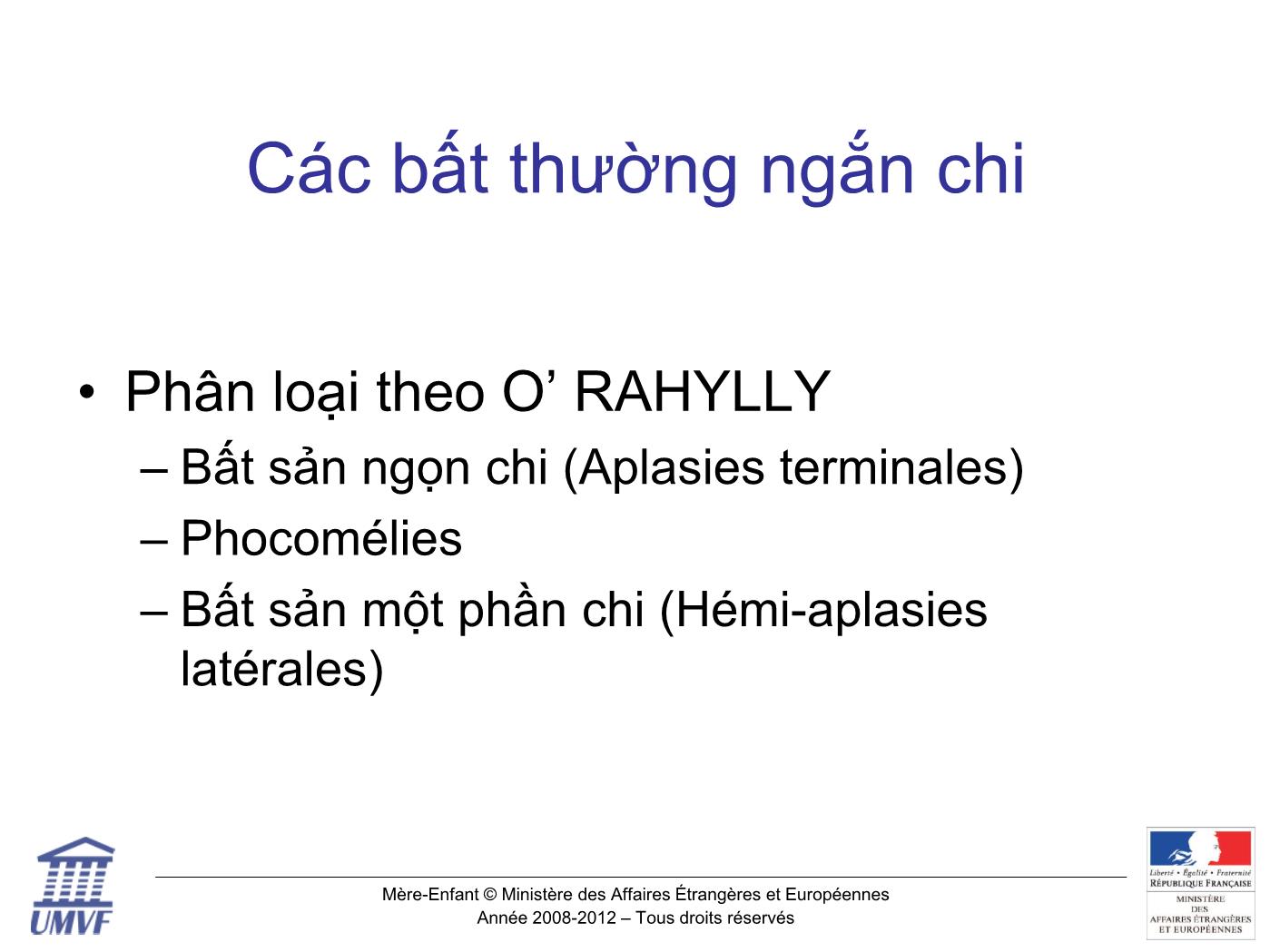 Đề tài Khảo sát chi thai Rối loạn phát triển xương - Dysostoses trang 9