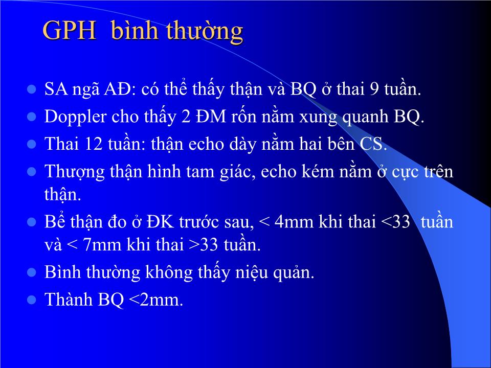 Bài giảng Bất thường hệ niệu - Hà Tố Nguyên trang 3