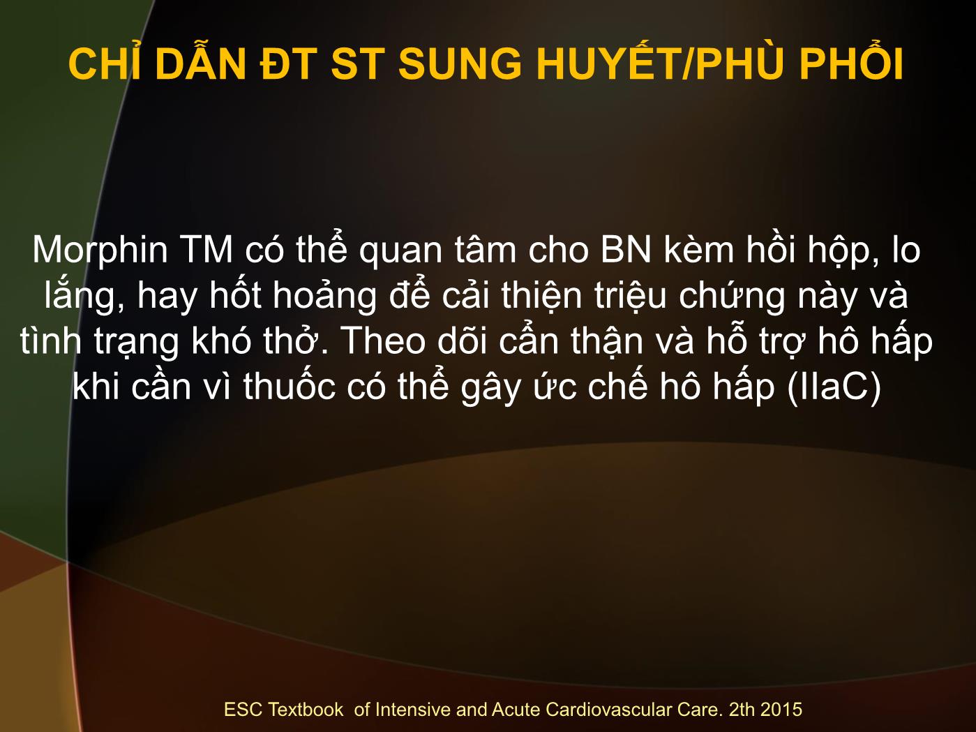 Đề tài Một số vấn đề trong điều trị suy tim mất bù cấp - Nguyễn Thanh Hiền trang 7