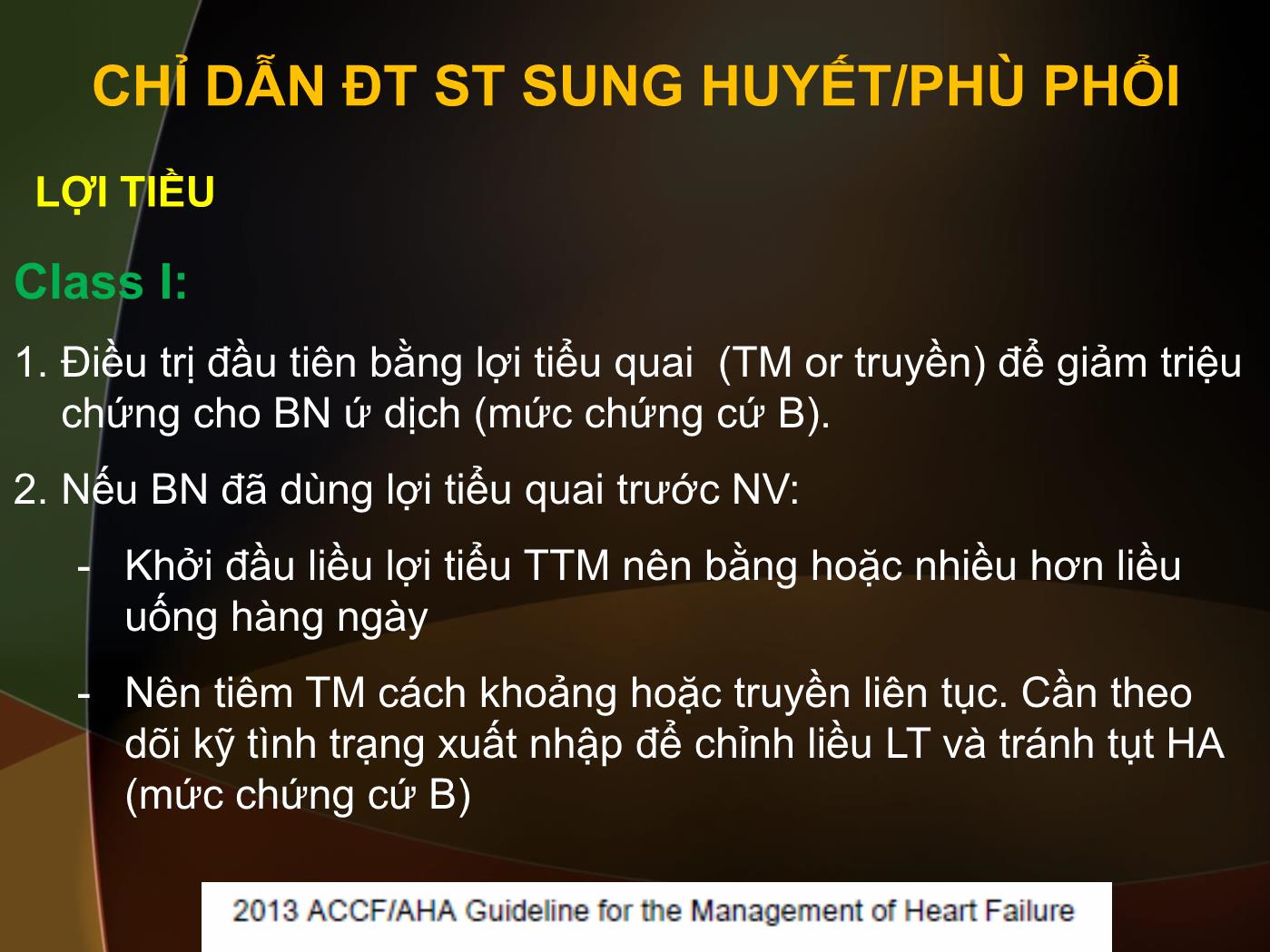 Đề tài Một số vấn đề trong điều trị suy tim mất bù cấp - Nguyễn Thanh Hiền trang 8