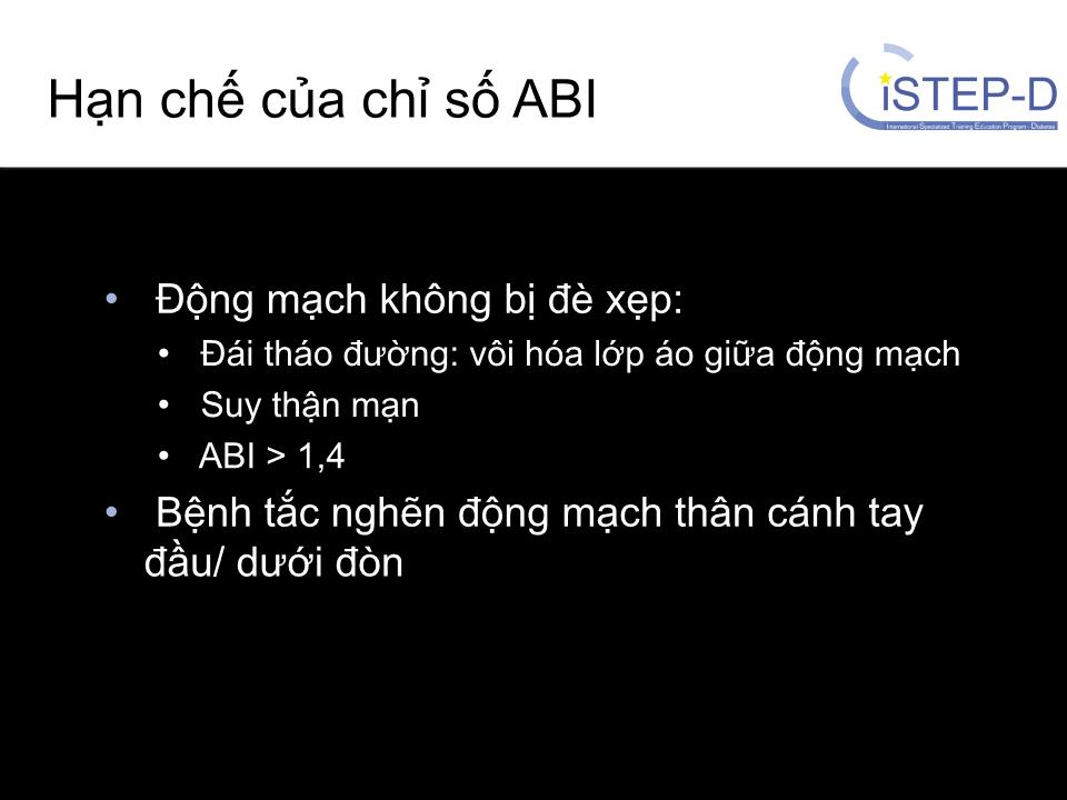 Đề tài Bệnh động mạch ngoại biên trên bệnh nhân Đái tháo đường trang 10