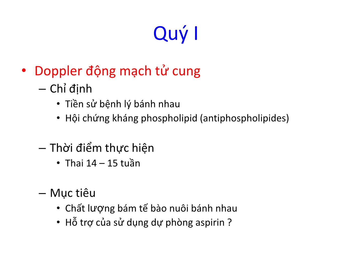 Đề tài Vai trò của siêu âm Doppler trong chẩn đoán và theo dõi thai chậm phát triển trong tử cung trang 3